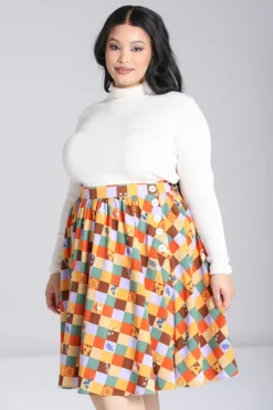 Hell Bunny Skirts|Skirts>Hawthorn Skirt MultiColour