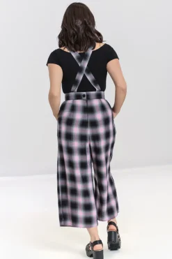 Hell Bunny Trousers & Shorts|Trousers & Shorts>Hayley Dungarees Pink