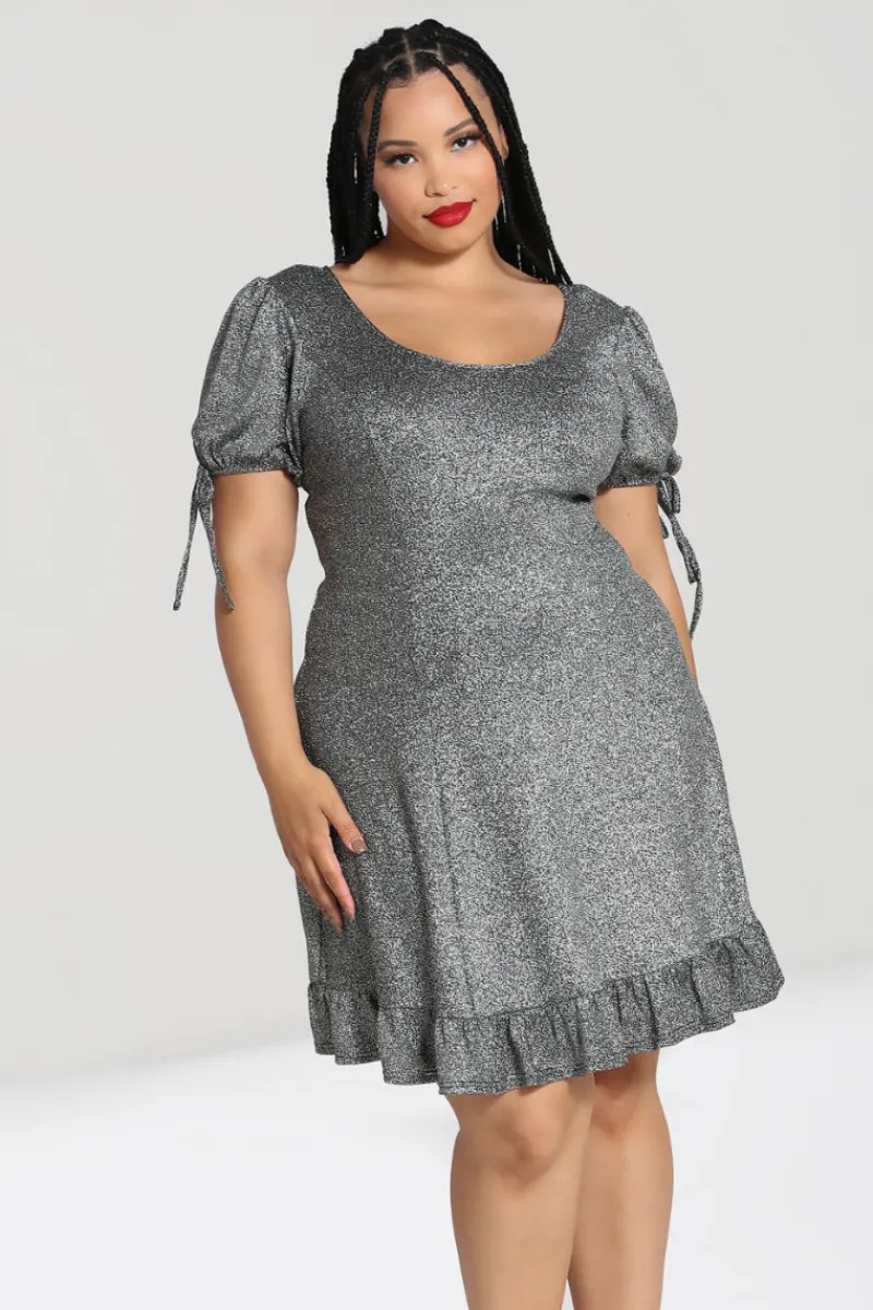 Hell Bunny Dresses|Dresses>Haze Mini Dress Silver