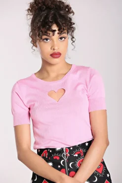 Hell Bunny Tops|Knitwear>Heart Top