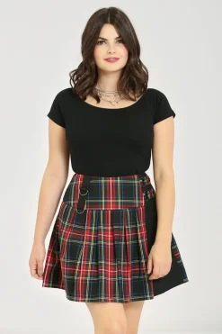 Hell Bunny Skirts|Skirts>Heather Mini Skirt Black