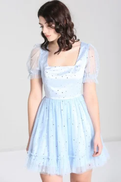 Hell Bunny Mini Dresses|Dresses>Infinity Mini Dress Blue