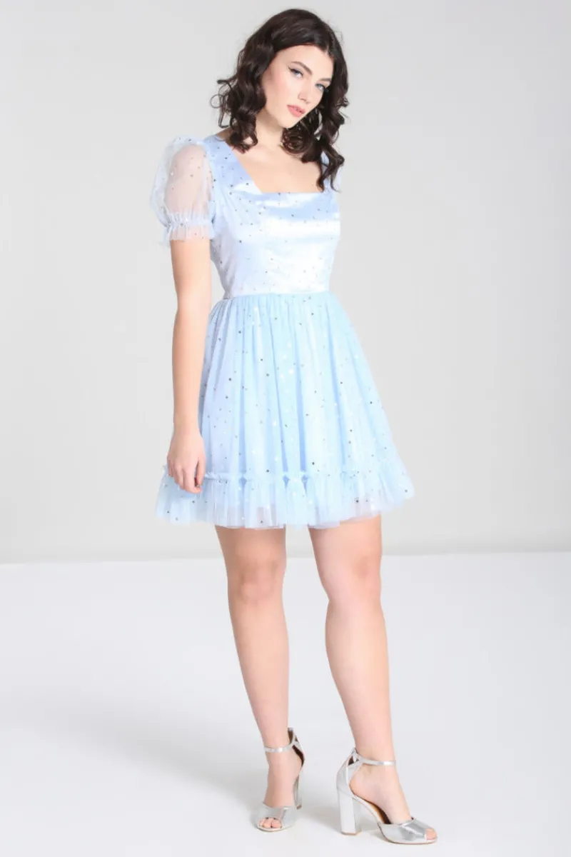 Hell Bunny Mini Dresses|Dresses>Infinity Mini Dress Blue
