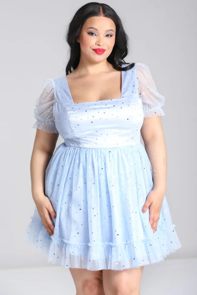 Hell Bunny Mini Dresses|Dresses>Infinity Mini Dress Blue