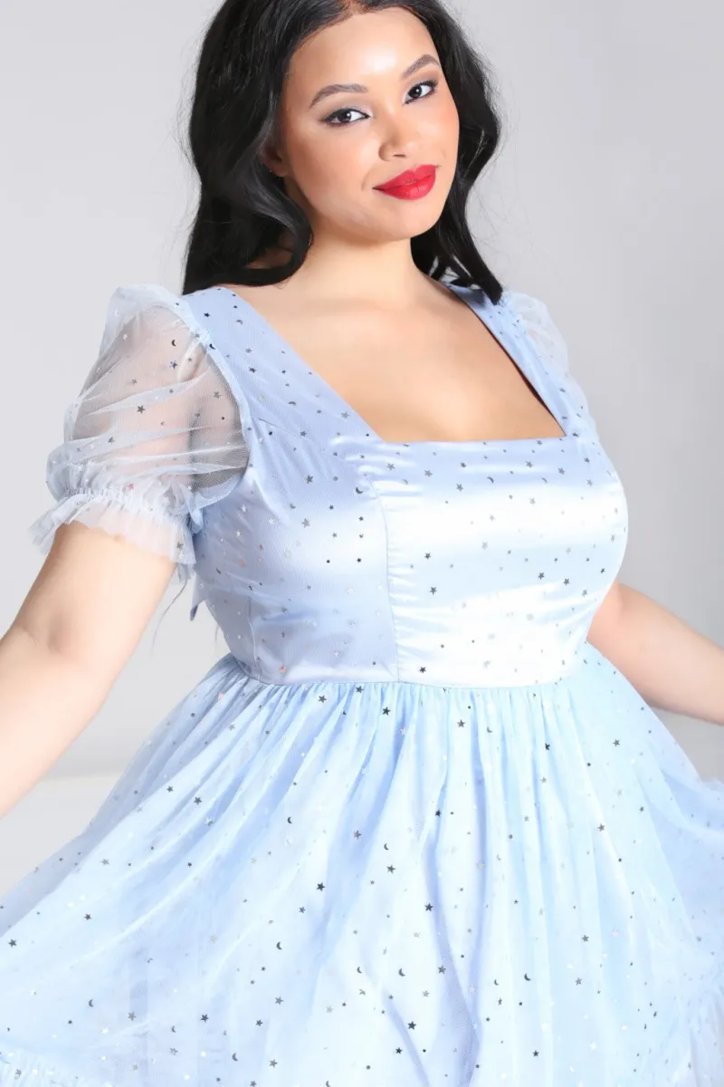 Hell Bunny Mini Dresses|Dresses>Infinity Mini Dress Blue