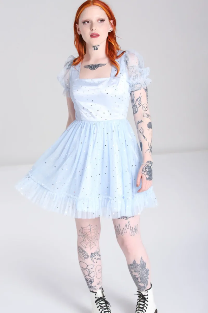 Hell Bunny Mini Dresses|Dresses>Infinity Mini Dress Blue
