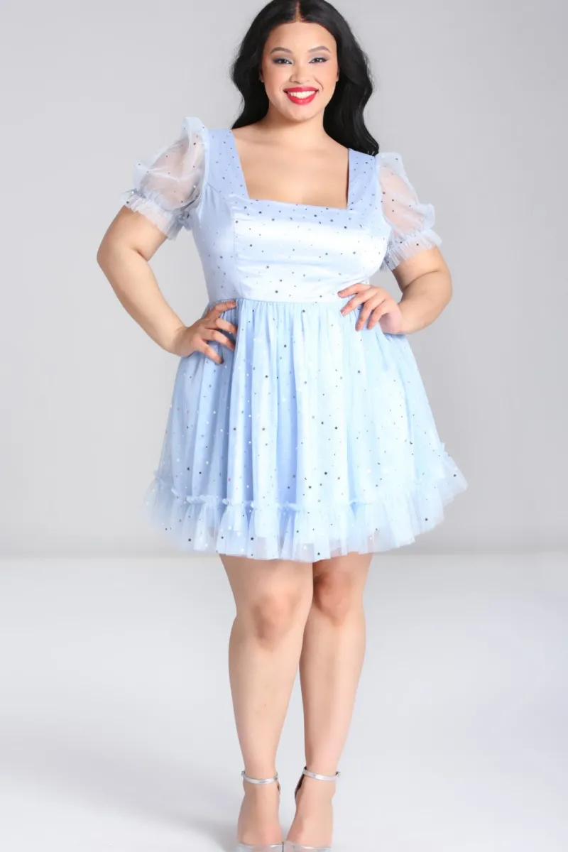 Hell Bunny Mini Dresses|Dresses>Infinity Mini Dress Blue