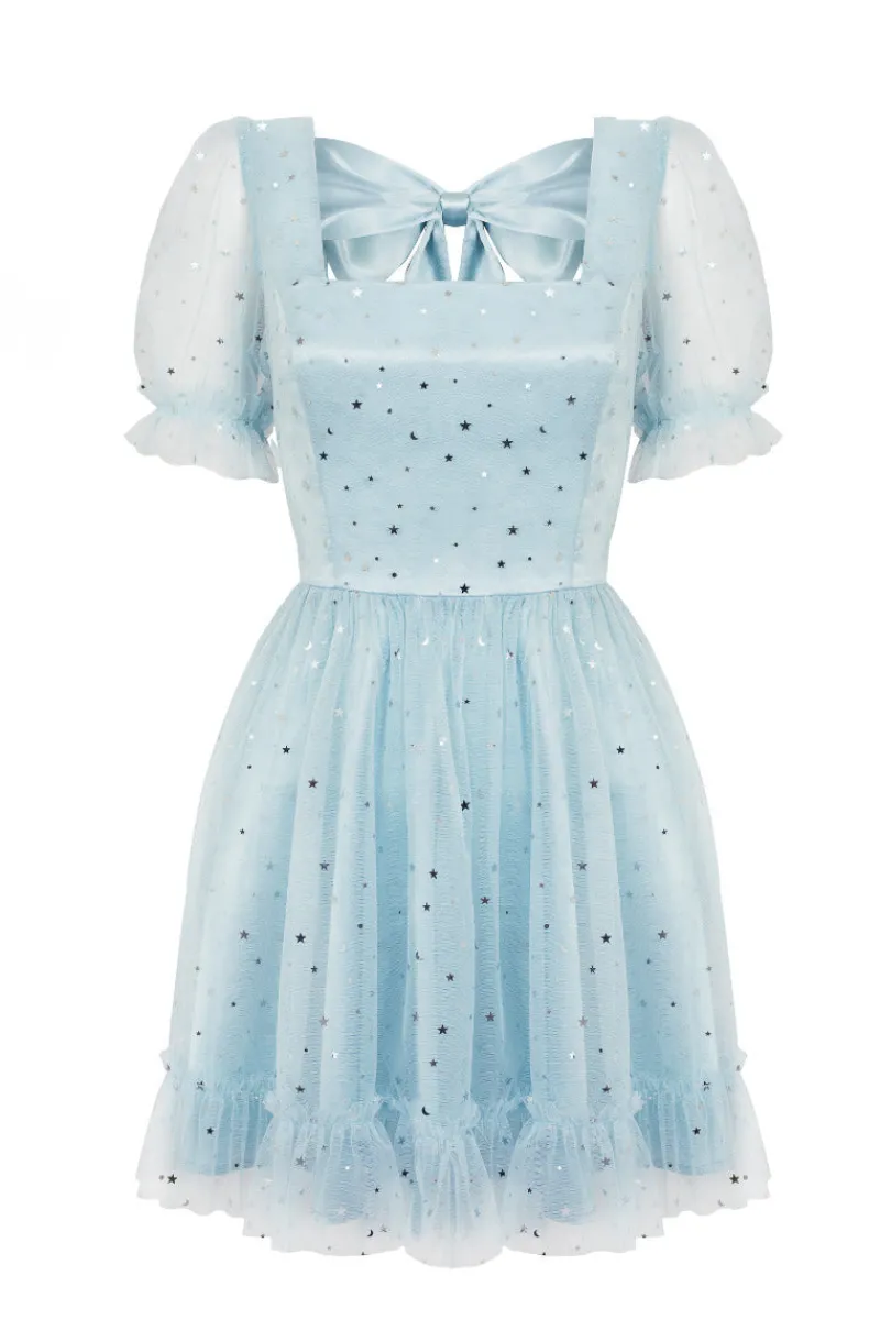 Hell Bunny Mini Dresses|Dresses>Infinity Mini Dress Blue