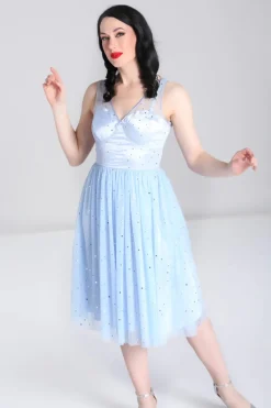 Hell Bunny Dresses|Midi Dresses>Infinity 50's Dress Blue