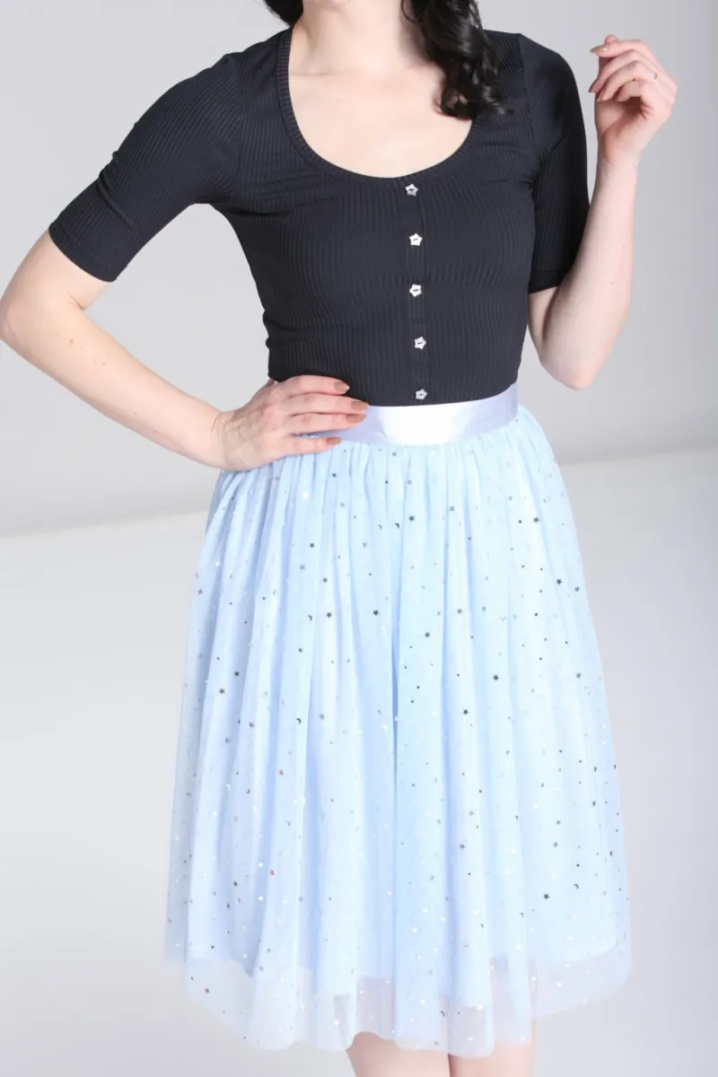Hell Bunny Skirts|Skirts>Infinity 50'S Skirt Blue