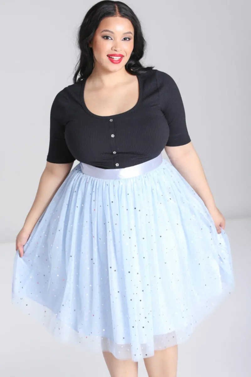 Hell Bunny Skirts|Skirts>Infinity 50'S Skirt Blue