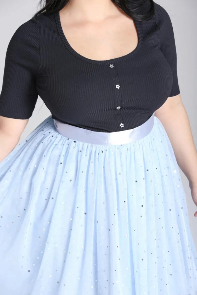 Hell Bunny Skirts|Skirts>Infinity 50'S Skirt Blue