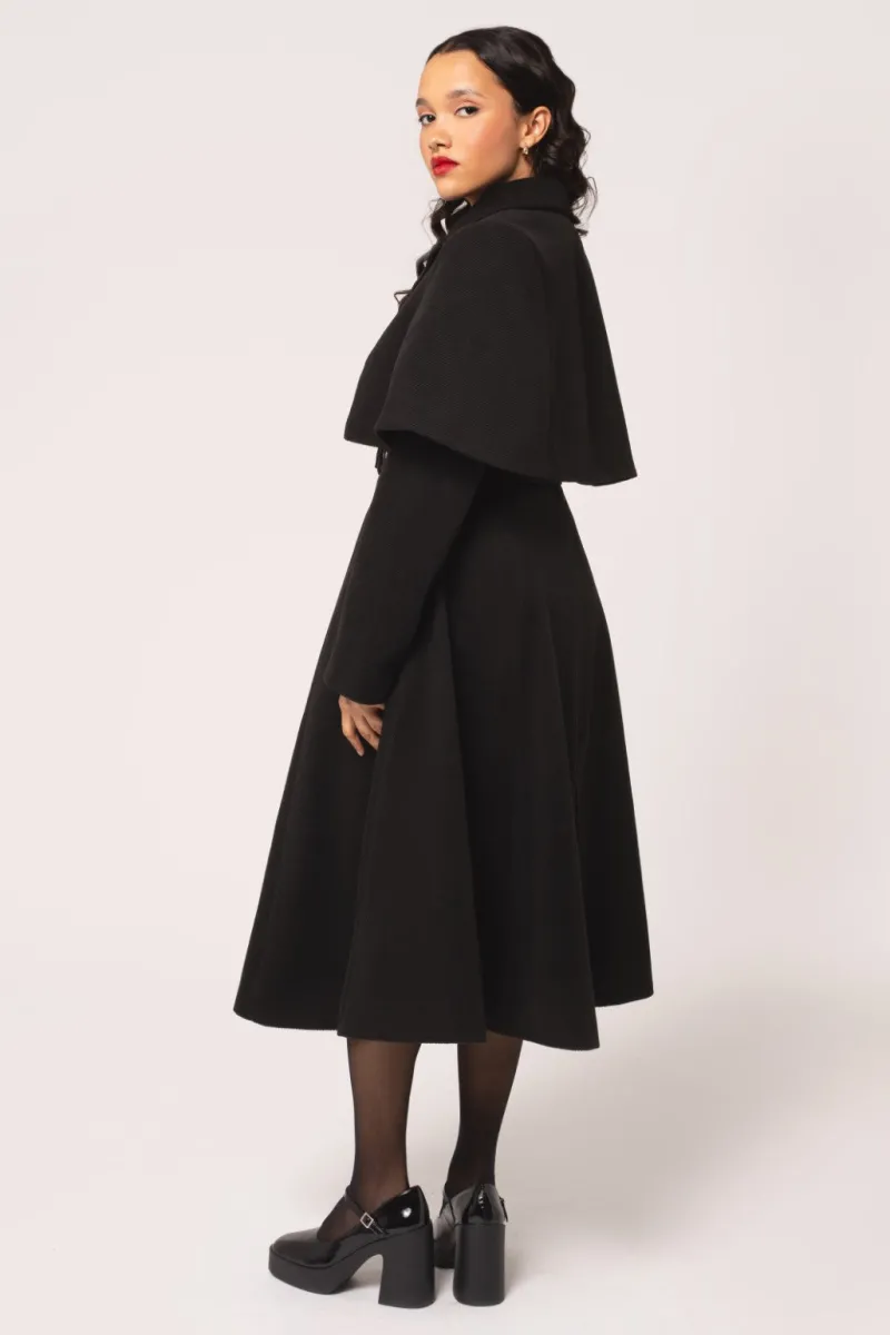 Hell Bunny Coats & Jackets|Coats & Jackets>Ingrid Coat Black