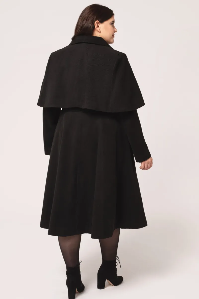 Hell Bunny Coats & Jackets|Coats & Jackets>Ingrid Coat Black