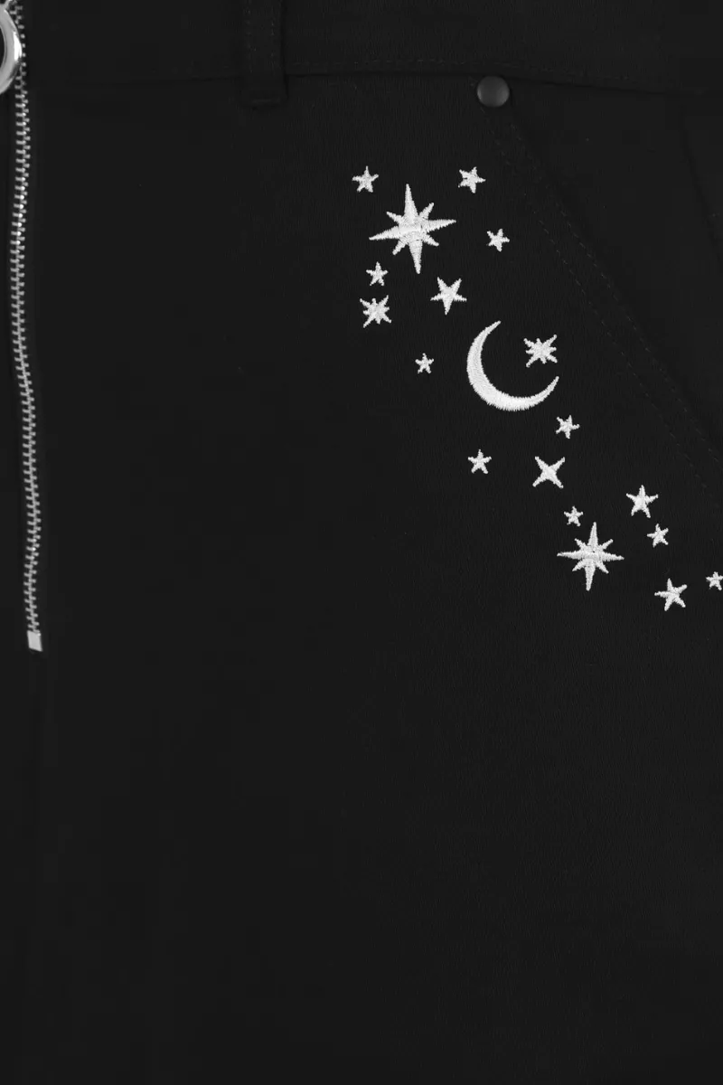 Hell Bunny Skirts|Skirts>Interstellar Mini Skirt Black