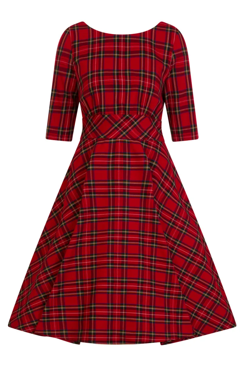 Hell Bunny Dresses|Dresses With Pockets>Irvine 50's Dress Red