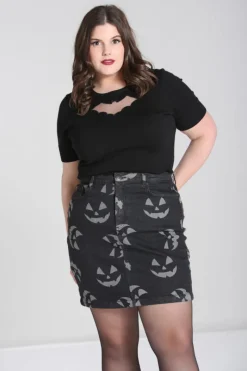 Hell Bunny Skirts|Denim><noscript><img width=