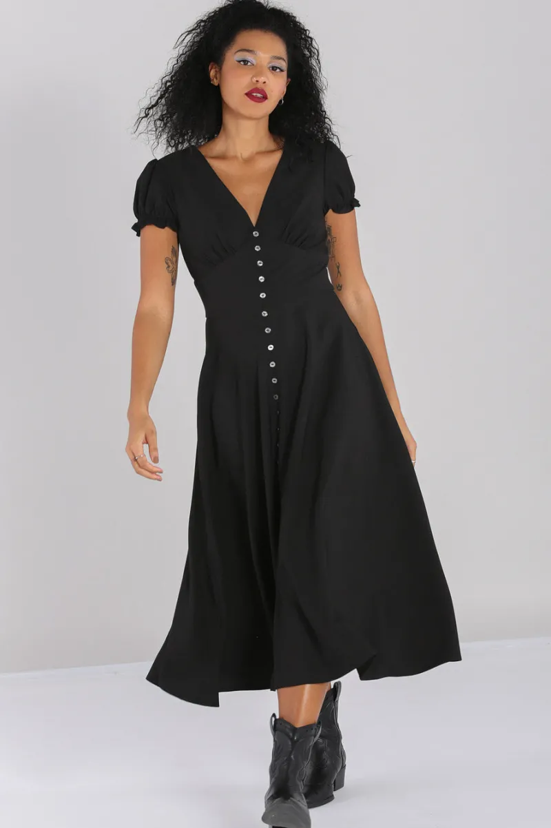 Hell Bunny Dresses|Knee Dresses>Jinx Dress Black