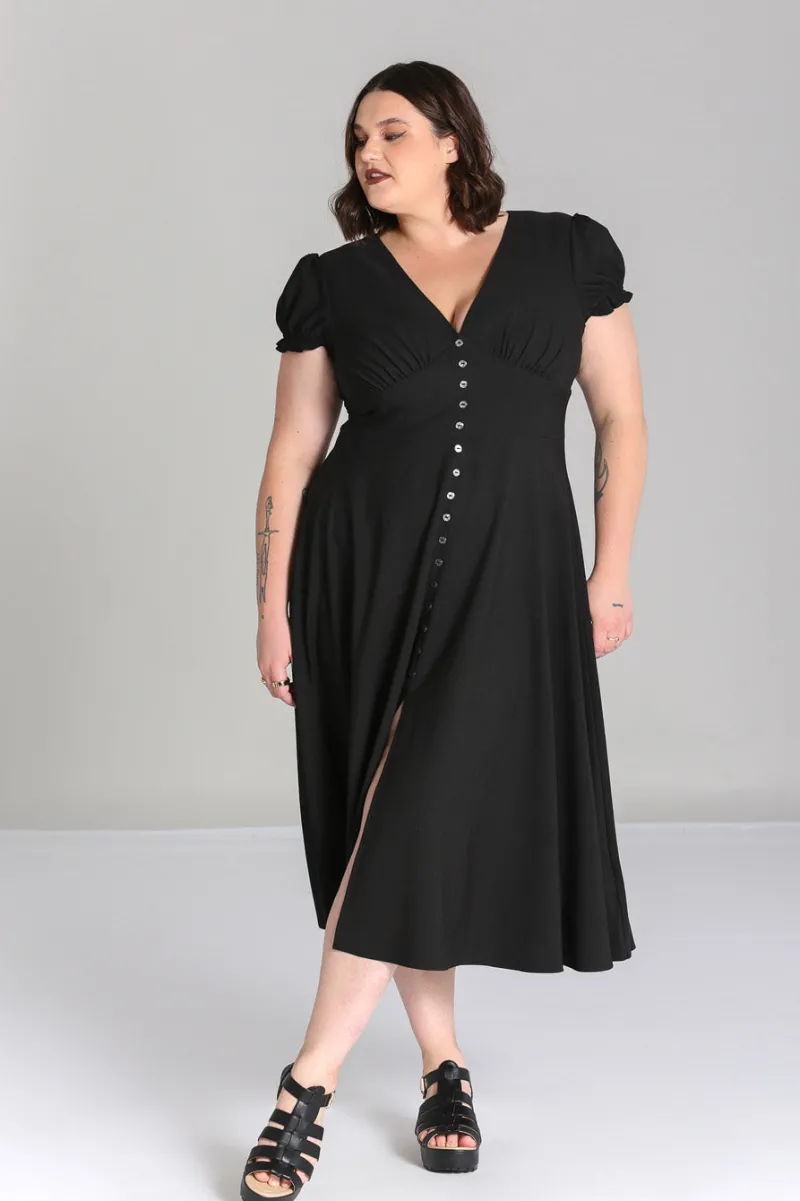 Hell Bunny Dresses|Knee Dresses>Jinx Dress Black
