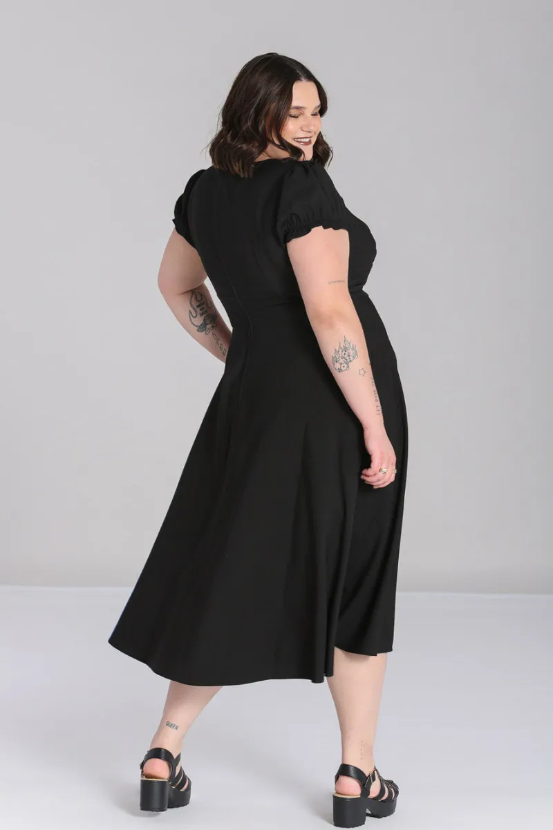 Hell Bunny Dresses|Knee Dresses>Jinx Dress Black