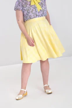 Hell Bunny Skirts|Skirts>Joy Mid Skirt Yellow