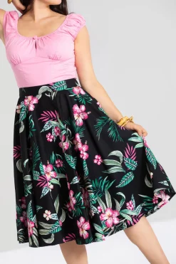 Hell Bunny Skirts|Skirts>Kalani 50's Skirt Black