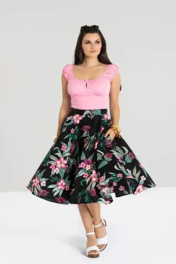 Hell Bunny Skirts|Skirts>Kalani 50's Skirt Black