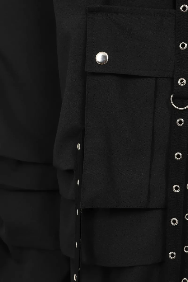 Hell Bunny Trousers & Shorts|Trousers & Shorts>Kraken Trousers Black