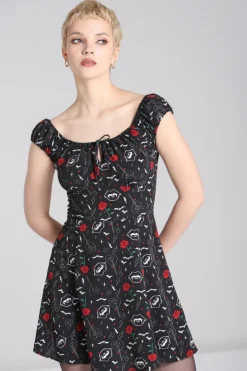 Hell Bunny Dresses|Dresses>Lilith Mini Dress Black