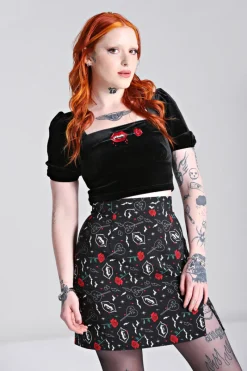 Hell Bunny Tops|Tops>Lilith Top Black