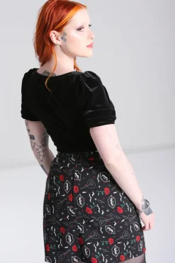 Hell Bunny Tops|Tops>Lilith Top Black