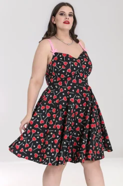 Hell Bunny Dresses|Dresses>Lollies Mid Dress Black