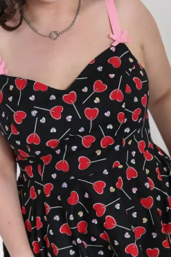 Hell Bunny Dresses|Dresses>Lollies Mid Dress Black