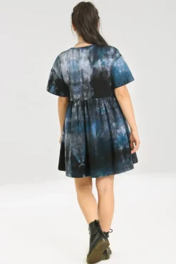 Hell Bunny Dresses|Loungewear>Lost Mini Dress Navy
