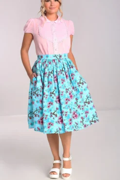 Hell Bunny Skirts|Skirts>Louella Skirt Aqua