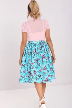 Hell Bunny Skirts|Skirts>Louella Skirt Aqua
