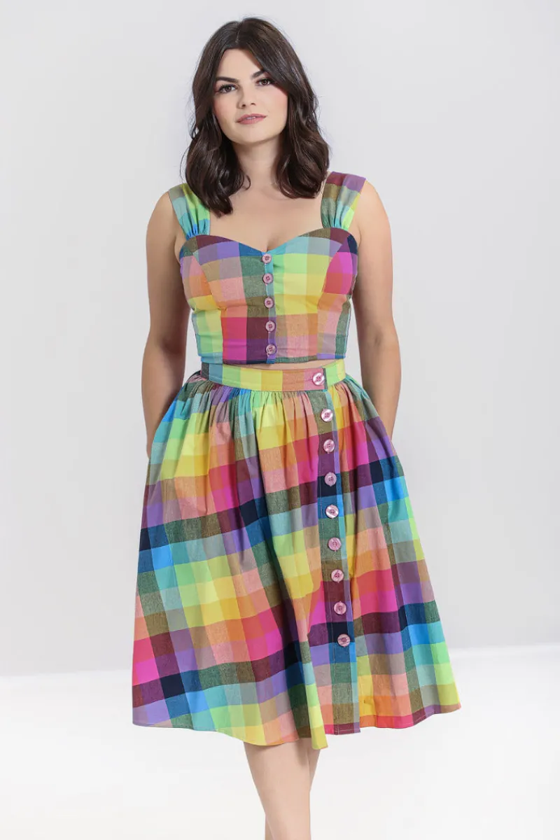 Hell Bunny Skirts|Skirts>Lucia 50's Skirt MultiColour