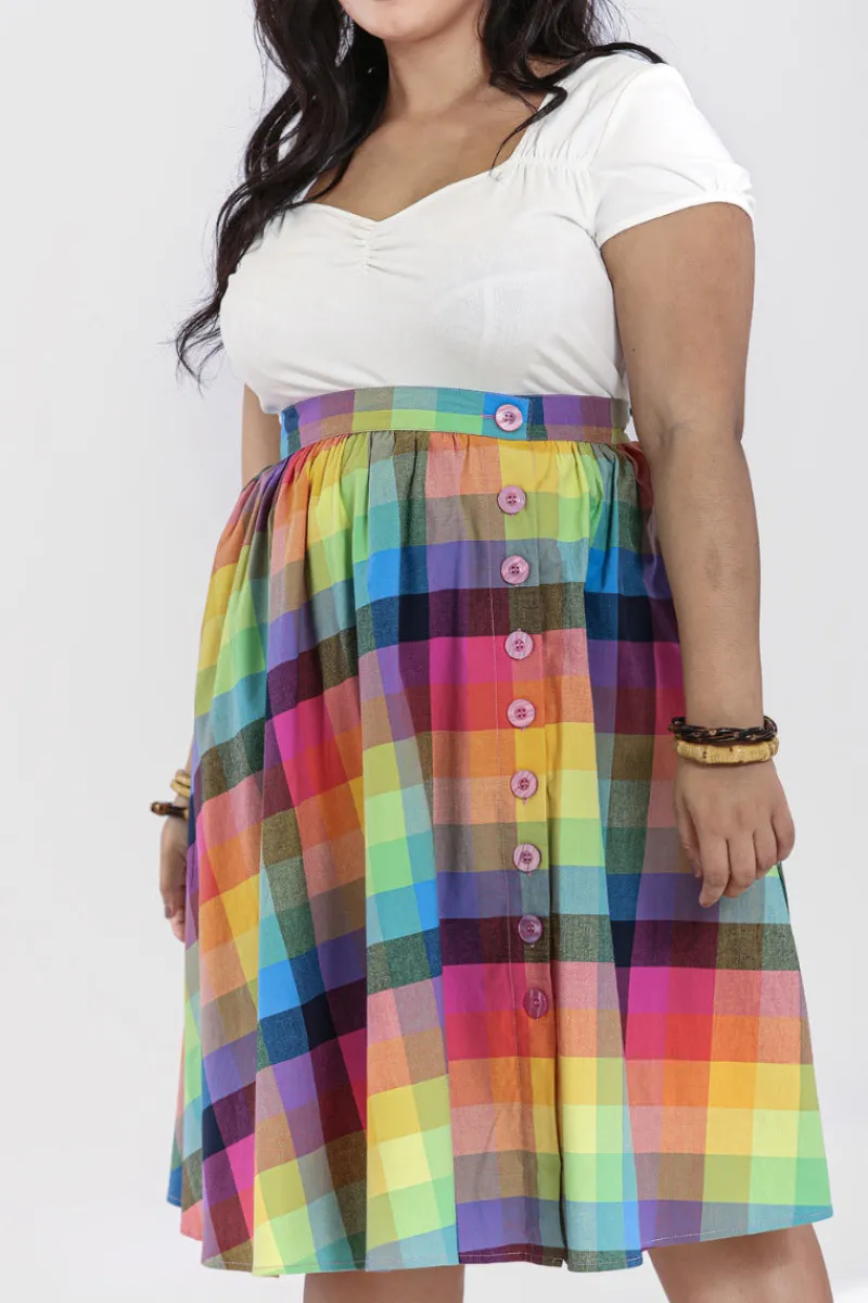 Hell Bunny Skirts|Skirts>Lucia 50's Skirt MultiColour