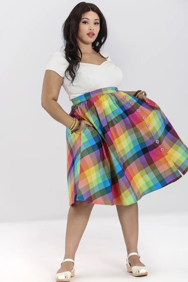 Hell Bunny Skirts|Skirts>Lucia 50's Skirt MultiColour