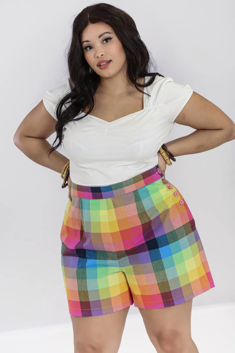 Hell Bunny Trousers & Shorts|Trousers & Shorts>Lucia Shorts MultiColour