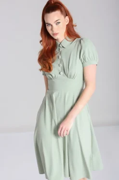 Hell Bunny Dresses|Midi Dresses>Maddy Dress Green