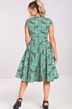 Hell Bunny Dresses|Dresses With Pockets>Madilynn 50's Dress Green