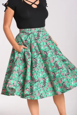Hell Bunny Skirts|Skirts>Madilynn 50's Skirt Green