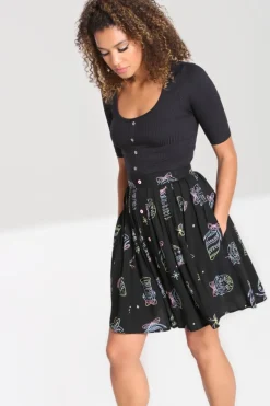 Hell Bunny Skirts|Skirts>Merry Mini Skirt Black