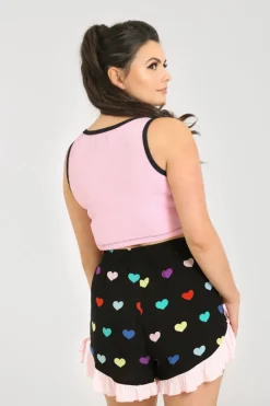 Hell Bunny Tops|Knitwear>Mimi Crop Top MultiColour