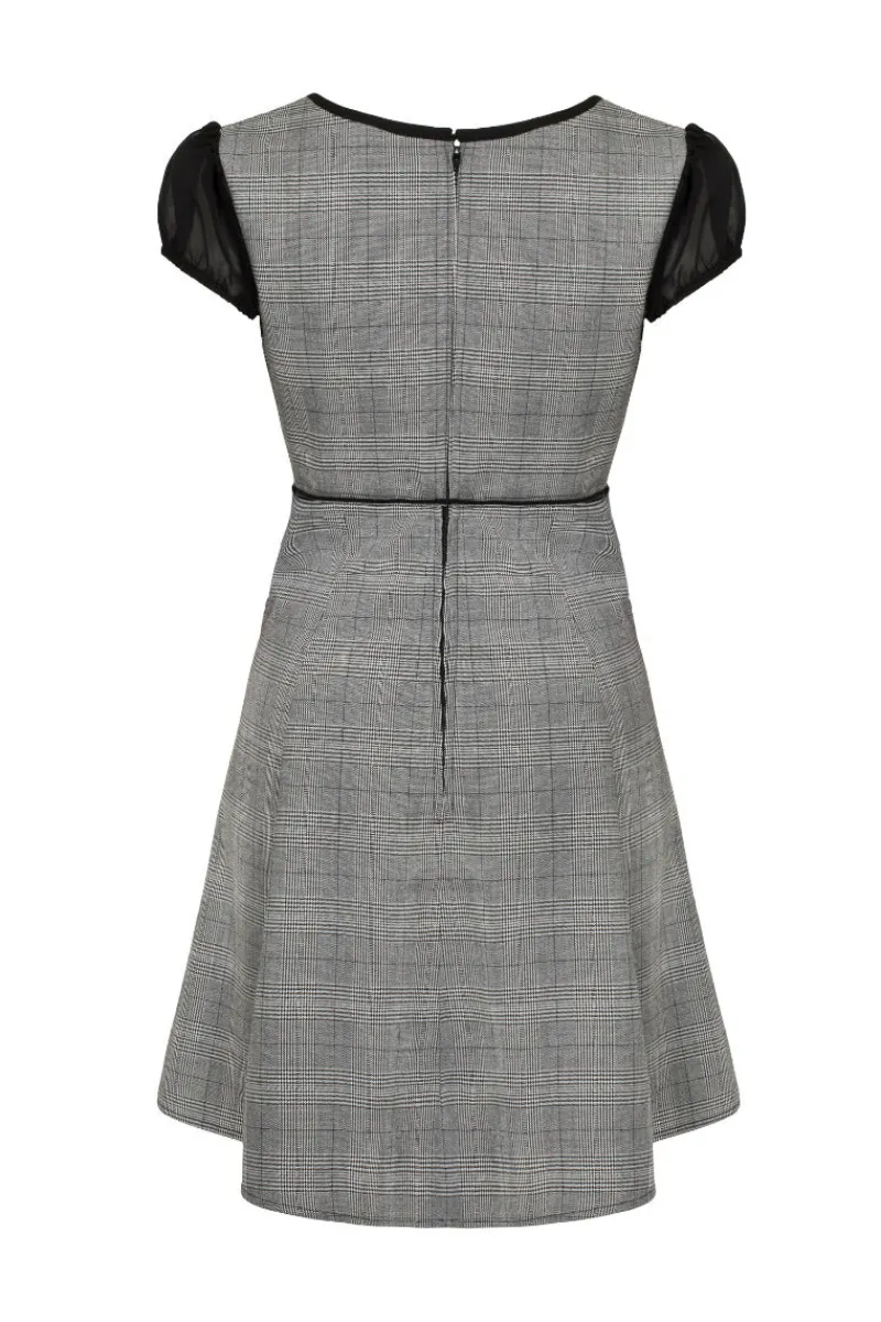 Hell Bunny Dresses|Dresses>Mina Mini Dress Grey