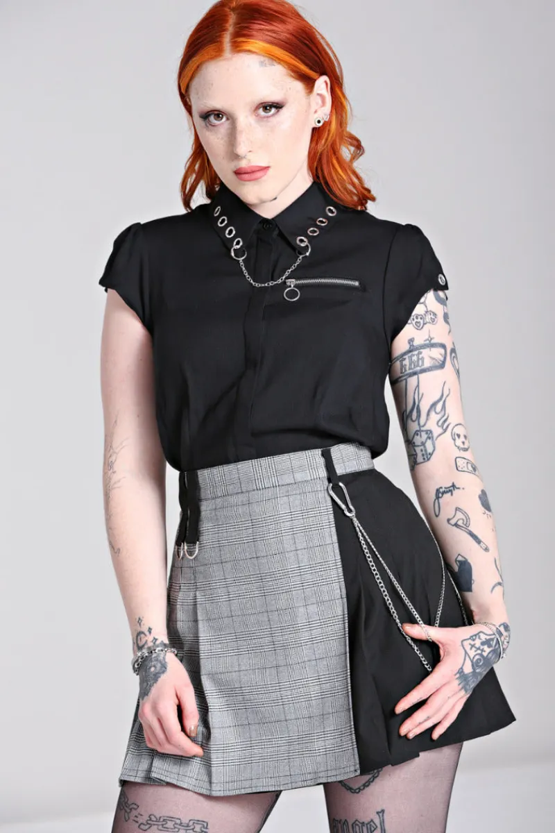 Hell Bunny Skirts|Skirts>Mina Skirt Grey