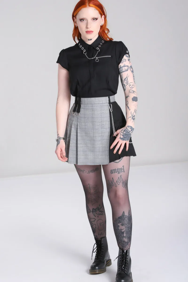 Hell Bunny Skirts|Skirts>Mina Skirt Grey