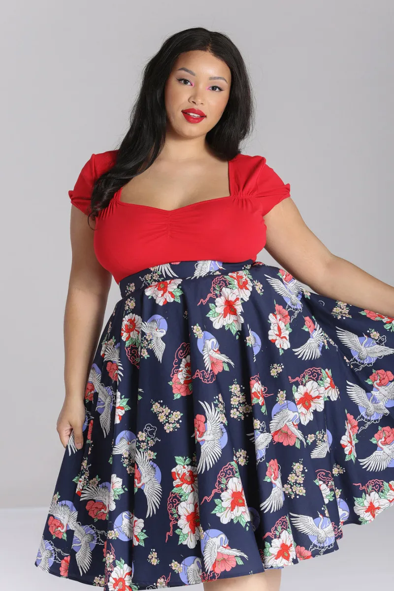 Hell Bunny Skirts|Skirts>Misa Skirt Navy