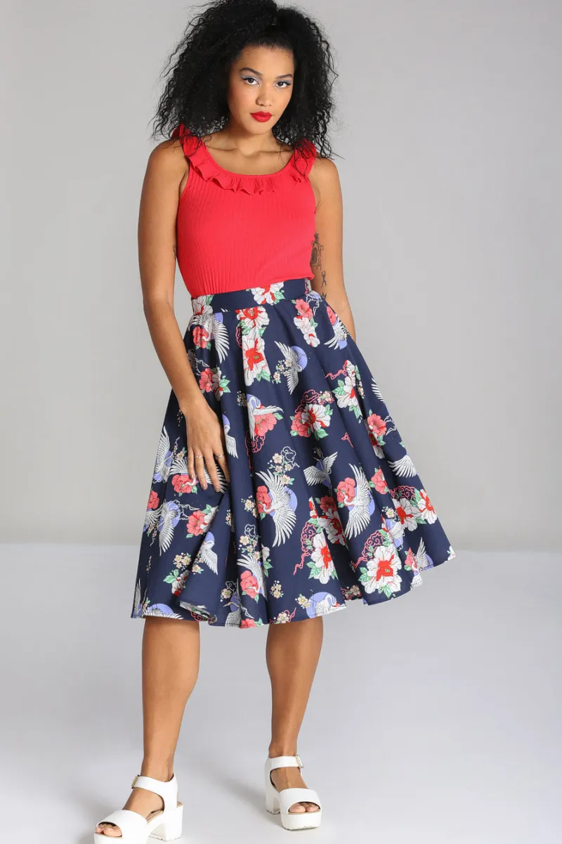 Hell Bunny Skirts|Skirts>Misa Skirt Navy